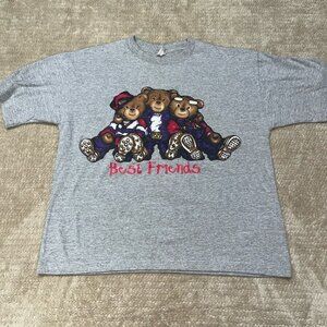 Vintage 90s teddy bear graphic tee size large